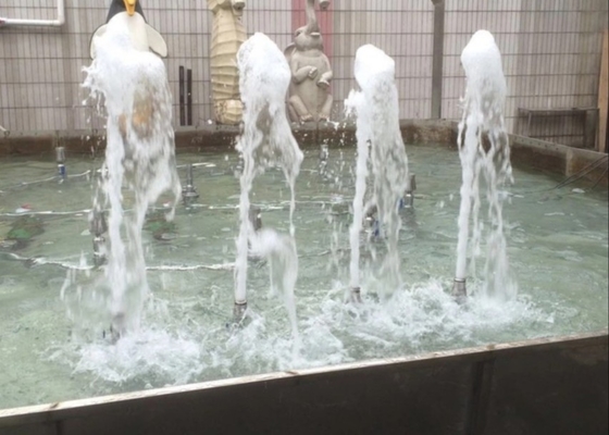 15m3 / H 2,5m Chiều cao phun Vòi phun nước nhảy múa SS Frothy Jet