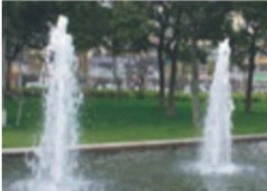 CCC Nhạc nước đầy màu sắc Dancing Fountain Vòi phun cho thương mại