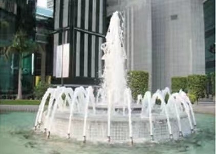 Đầu khiêu vũ đài phun nước vòi không gỉ thép bọt Jet cho âm nhạc đài phun nước, hồ phun nước