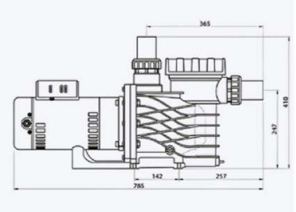 ASP100 Máy bơm nước bể bơi