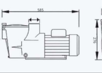 SPA1005 Máy bơm nước bể bơi