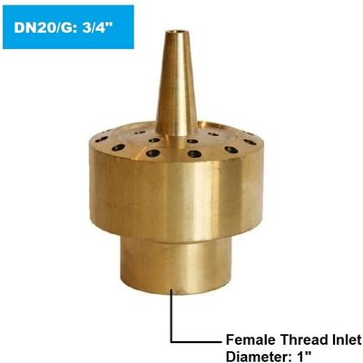Vòi phun nước 2 inch Brass 3 Tiers DN40