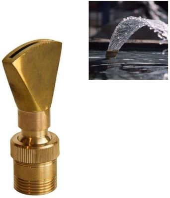 1 "Hoàn toàn bằng đồng có thể điều chỉnh hướng quạt nước Vòi phun Jet Water Pond Sprilker