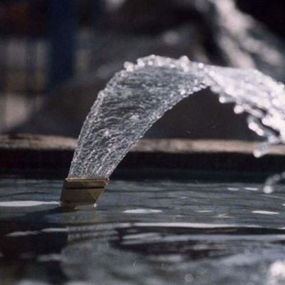 1 "Hoàn toàn bằng đồng có thể điều chỉnh hướng quạt nước Vòi phun Jet Water Pond Sprilker