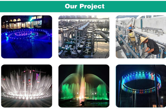 1 "Hoàn toàn bằng đồng có thể điều chỉnh hướng quạt nước Vòi phun Jet Water Pond Sprilker