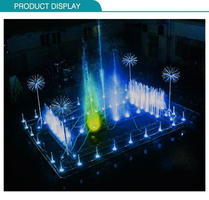 1,5 "Vòi phun nước nhảy múa bán cầu pha lê 3D