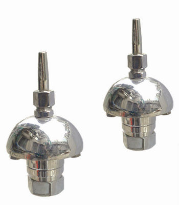 1 "Đồng thau Chrome Rotation Dragon Water Fountain Vòi phun nước 3m3 / h