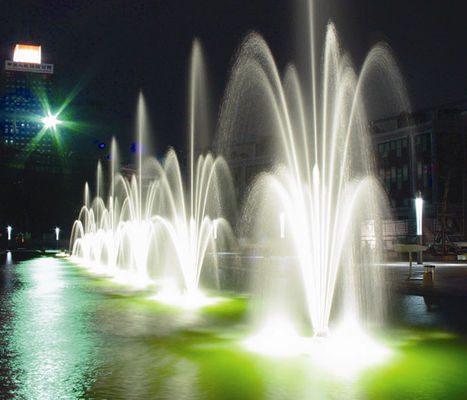 Thép không gỉ Blossom 3 tầng Water Fountain Jet Vòi phun nước