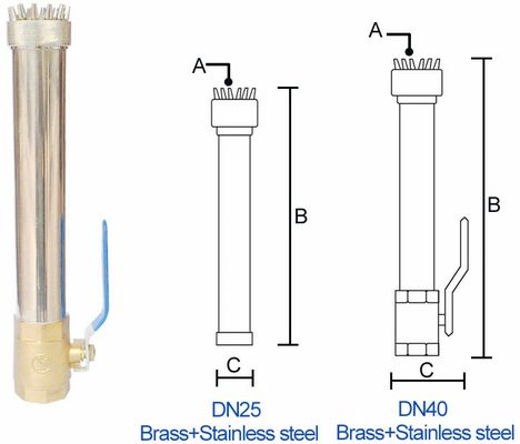 Brass Chrome Bạc Tua Fountain Jet Vòi phun nước Pond Fountain Spray Heads