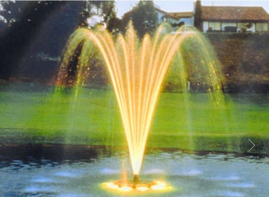 Brass Chrome Bạc Tua Fountain Jet Vòi phun nước Pond Fountain Spray Heads