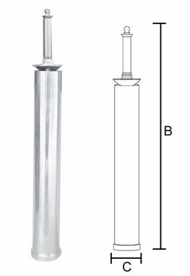 Đầu phun nước bằng thép không gỉ 2 lớp Trumpet