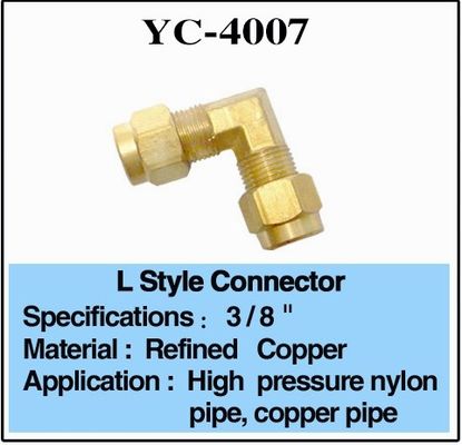 Đồng hồ áp lực cao hình chữ L bằng đồng 3/8 "