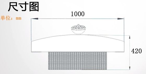 Dự án đài phun nước âm nhạc nổi cao 6mm 1000mm SS304