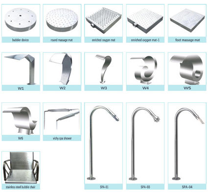 Bể bơi bong bóng thác nước ngoài trời SS304