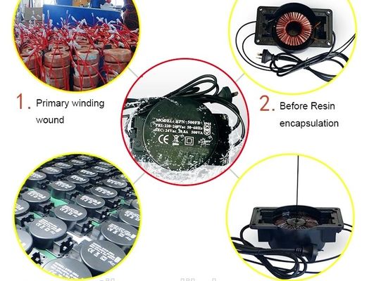 Biến áp bể bơi bằng nhựa chống nước IP68 500VA