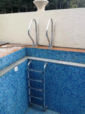 Mặt bích Loại thép không gỉ 1.0mm Bể bơi Bước