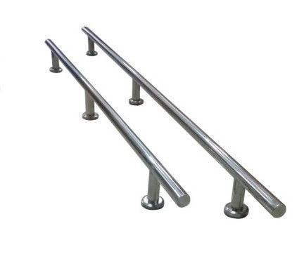 SS304 Tường thẳng 1.0mm Bể bơi Grab Rail
