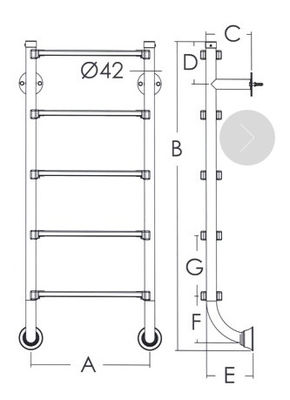 Thang 3 bể bơi bằng thép không gỉ 3 bước 1.2mm
