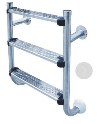 Thang 3 bể bơi bằng thép không gỉ 3 bước 1.2mm