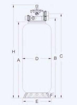 Bể bơi bằng thép không gỉ sâu 400mm Bộ lọc cát