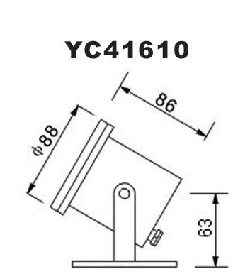 Đèn LED chống nước dưới nước SS304 12V 3W
