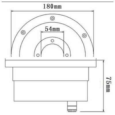 Đèn phun nước chống nước 15W Pond IP68