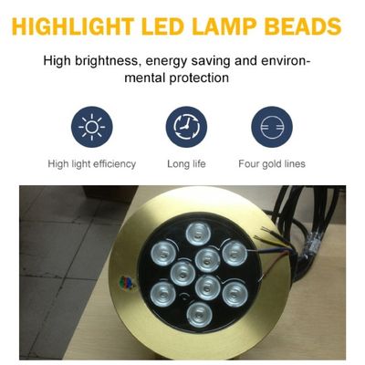 Đèn led bể bơi dưới nước 9W