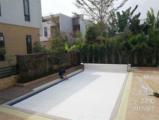 PC 8X4M tự động che hồ bơi với một con lăn