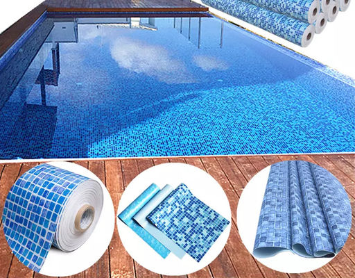 Hình chữ nhật không thấm nước 1.2mm Pvc hồ bơi lót