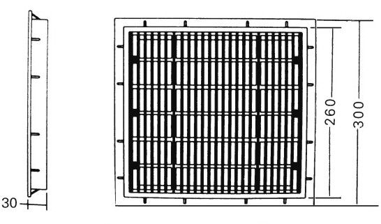 Bể bơi bằng nhựa ABS 30X30cm vuông