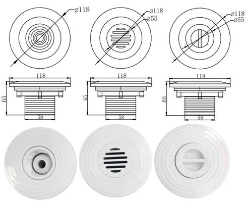 Nhà máy Sản xuất Giá Hồ bơi Phụ kiện Bể bơi Linner Đầu vào nước