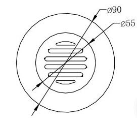 Nhà máy Toàn bộ Giá bán Phụ kiện bể bơi Nước ốp tường bằng nhựa ABS
