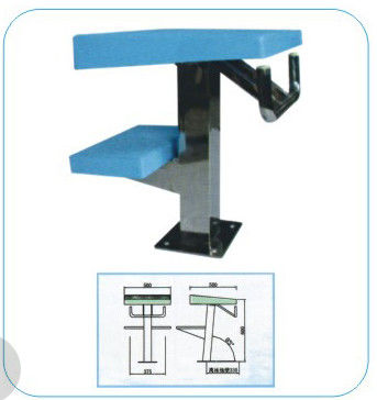 2 bước bắt đầu bể bơi bằng thép không gỉ 500mm