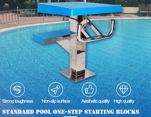 2 bước bắt đầu bể bơi bằng thép không gỉ 500mm