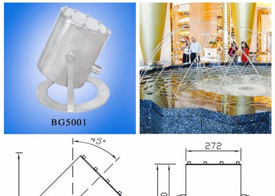 4m Khoảng cách 10000 L / H Vòi phun nước laminar 20 mm
