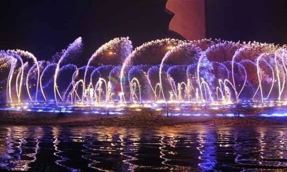 Vòi phun nước kỹ thuật số bằng thép không gỉ Swing Dancing Fountain 1.5 "