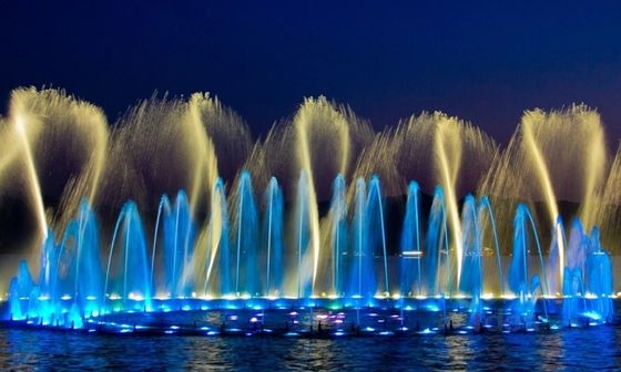 Vòi phun nước kỹ thuật số bằng thép không gỉ Swing Dancing Fountain 1.5 "