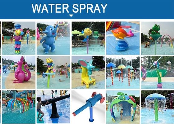 Bể bơi Trẻ em bằng sợi thủy tinh Trượt nước Khỉ