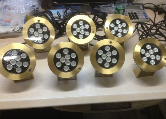 Phụ kiện đài phun nước hồ bơi bằng đồng Đèn Led dưới nước 9W