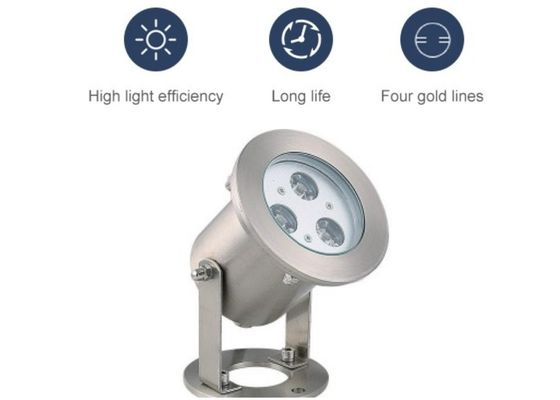 Đài phun nước hồ bơi Đèn LED dưới nước không thấm nước 7000K 3W