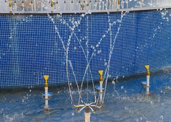 Vòi phun phản lực quay bằng thép không gỉ 6m3 / h DN25