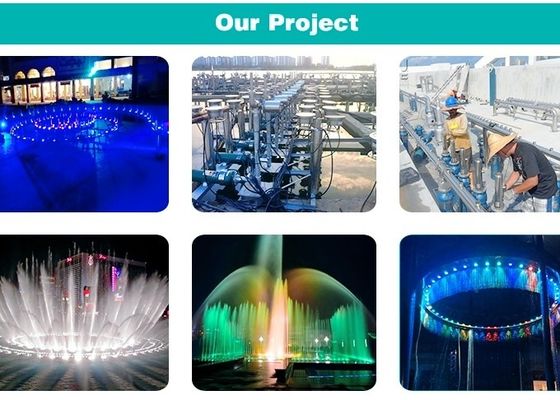 Đài phun nước 60m3 / h Màn chiếu nước bằng thép không gỉ
