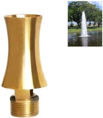 Đầu phun nước bằng đồng thau màu vàng 12m3 / H Đầu phun nước phun