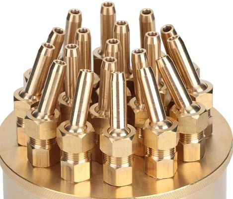Đồng thau DN40 1 1/2 "3 lớp Vòi phun tia phun hoa