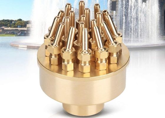 Đồng thau DN40 1 1/2 "3 lớp Vòi phun tia phun hoa
