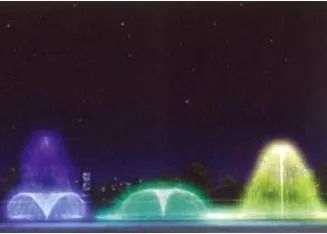 DN50 120Kpa Pool Fountain Phụ kiện Vòi phun tia nước 2 inch
