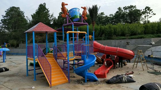 Trẻ mới biết đi bằng sợi thủy tinh Bạch tuộc trượt nước Khả năng chống oxy hóa