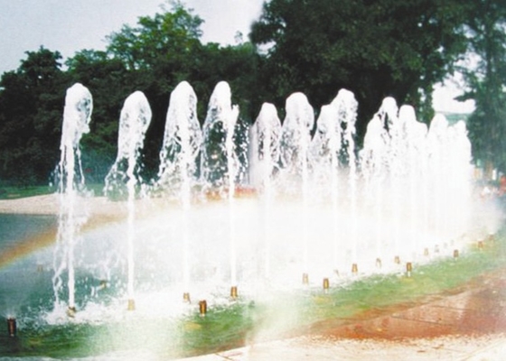 25m3 / H Đồng thau Frothy Dancing Fountain Jet Phun nước thẳng đứng hoặc Parabol