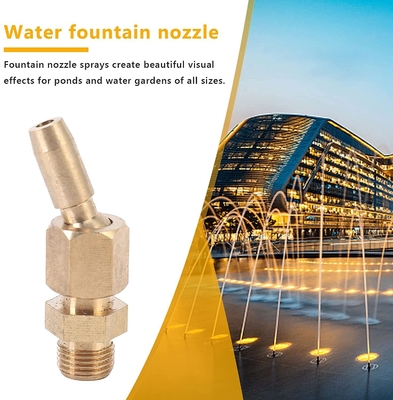 DN15 Đồng thau Universal Dancing Fountain Vòi phun 3m3 / h Lưu lượng nước