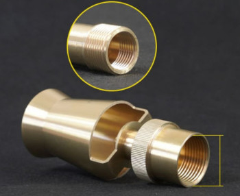 Tháp băng 2 inch bằng đồng thau DN50 Vòi phun nước khiêu vũ